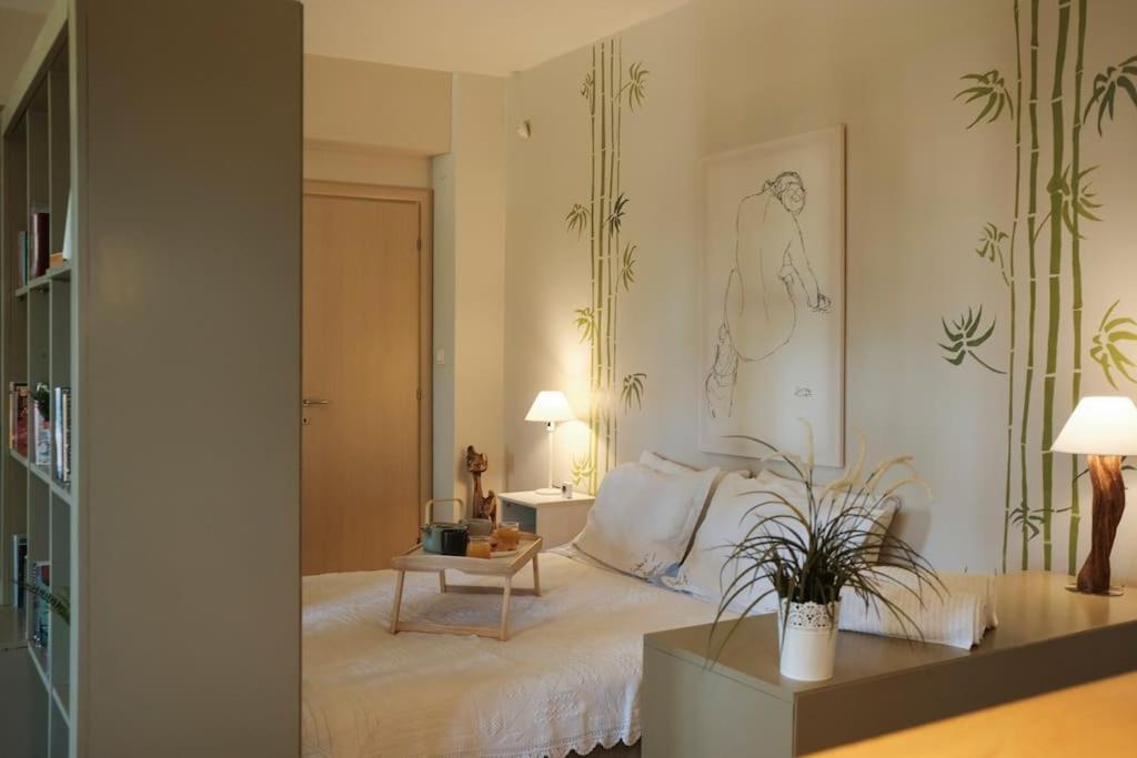 Apartment With Garden In Thessaloniki. Exteriér fotografie